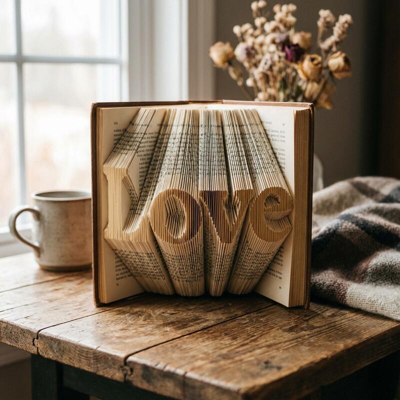 Sarah Mitchell's book folding work