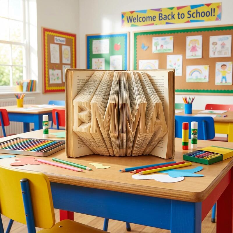 Emma Rodriguez's book folding work